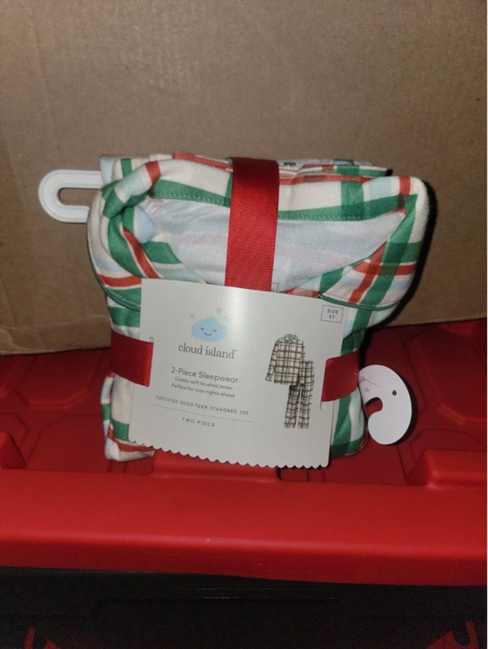 Cloud Island 2 peice christmas PJ Set size 5T